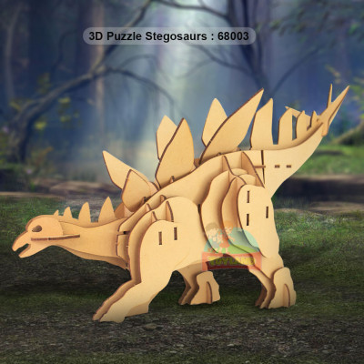 3D Puzzle Stegosaurs : 68003